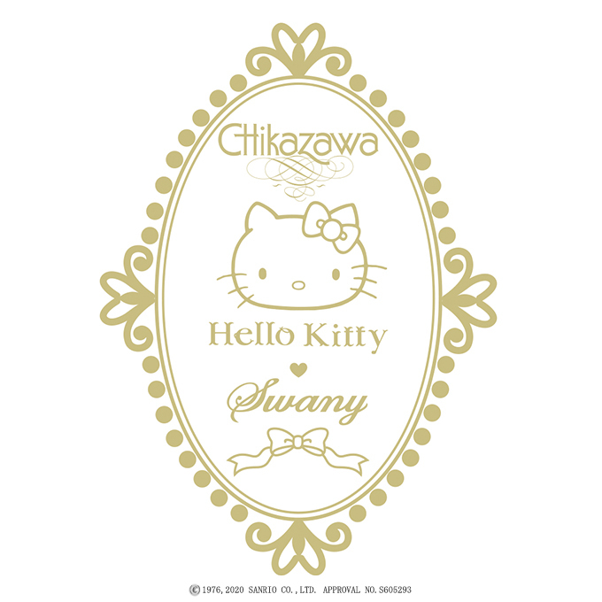 A-404 Hello Kitty×近沢レース店×スワニーコラボ 3wayポーチ (S) ブラック